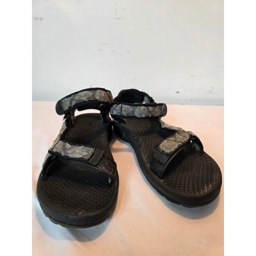 Teva Mens Hurricane XLT2 Sport Sandals Grey Black Geometric Pattern EU 40